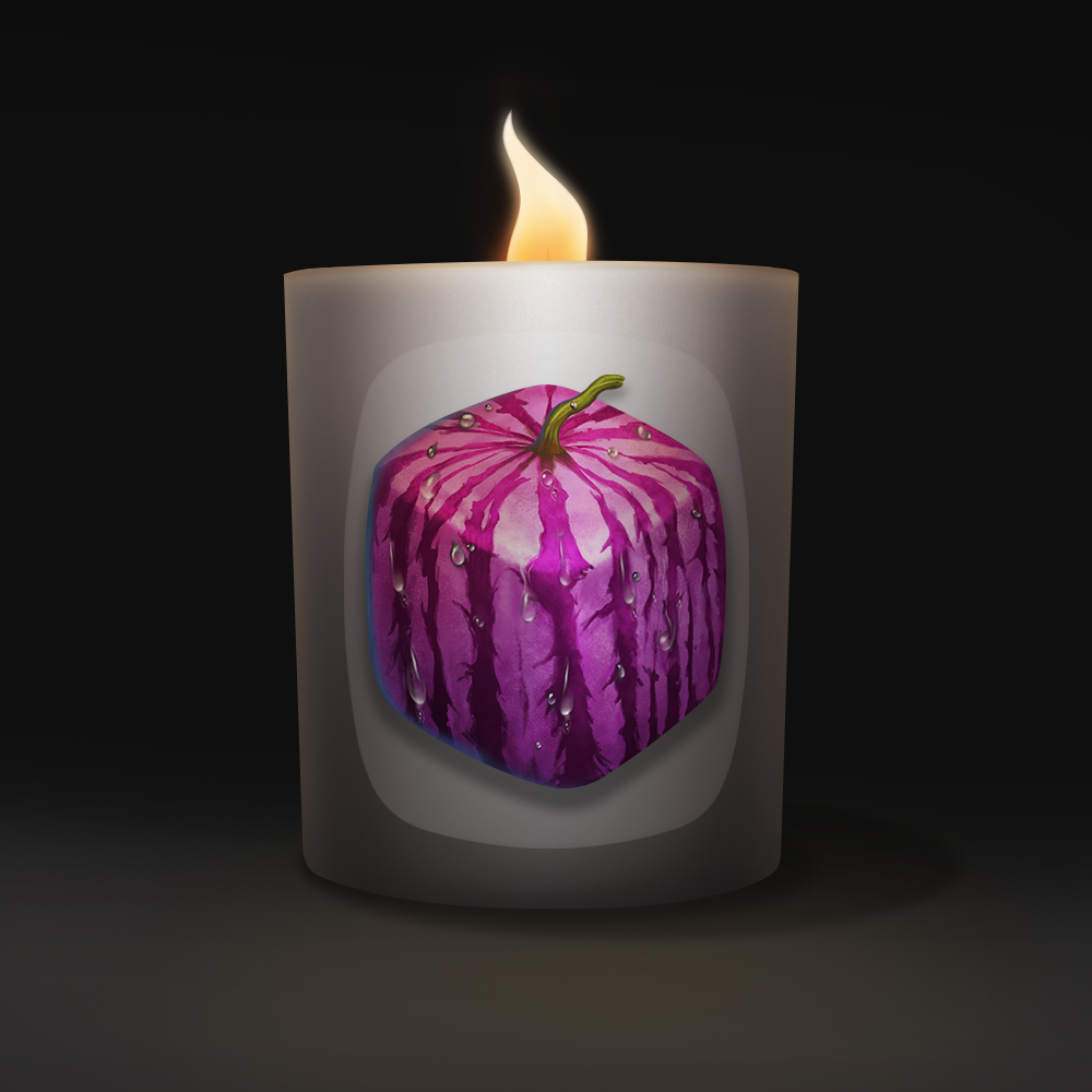 Square Purple Watermelon