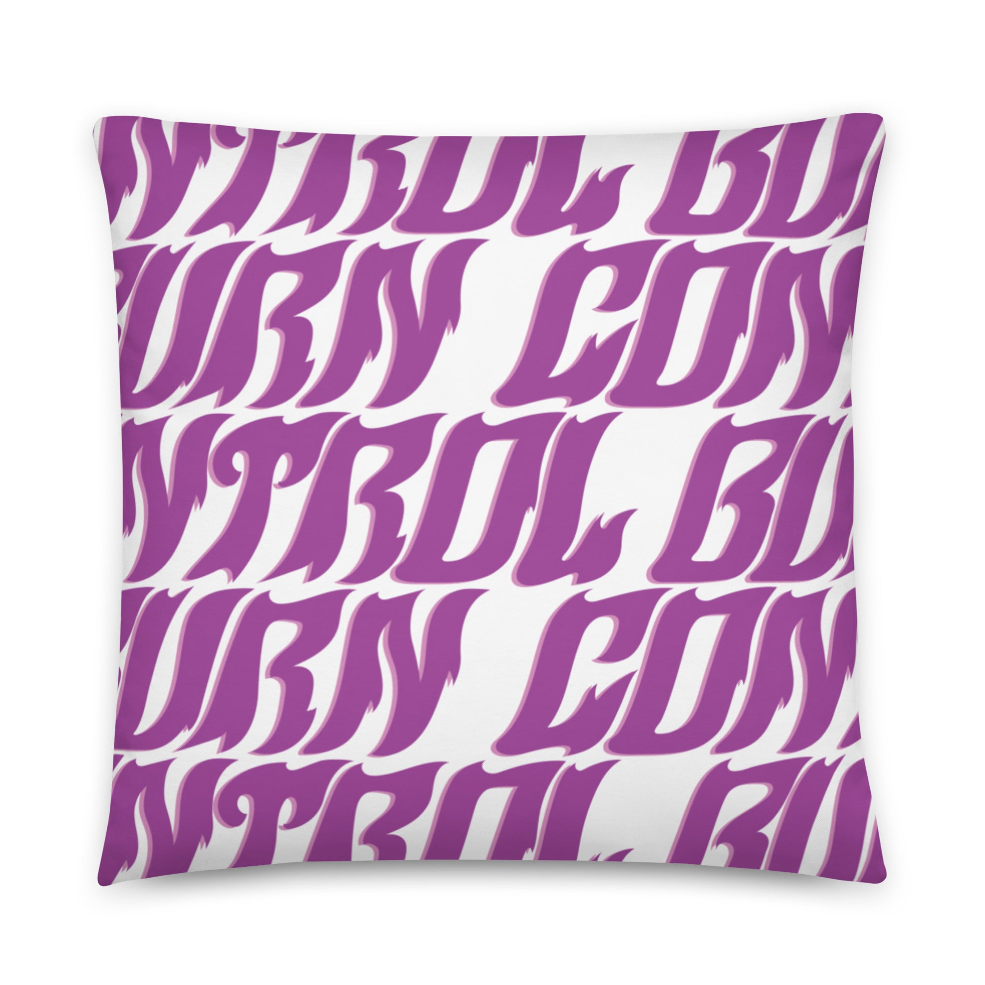 Purple Flame Pillow