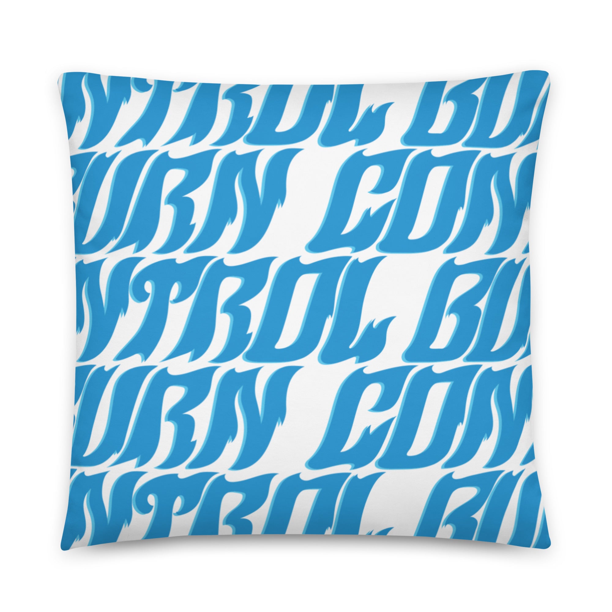 Blue Flame Pillow