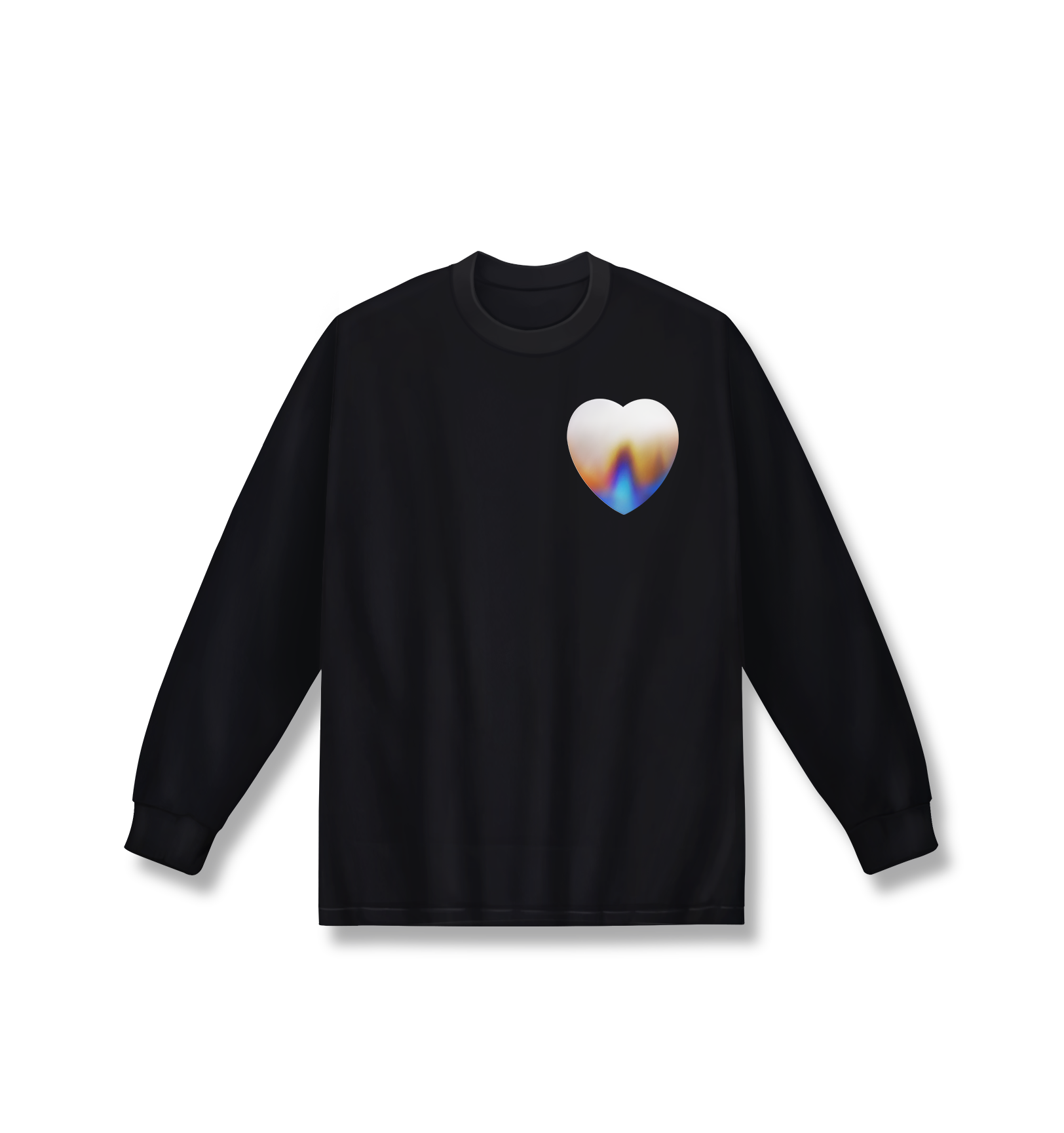 Control Burn Flame Heart Longsleeve Tee